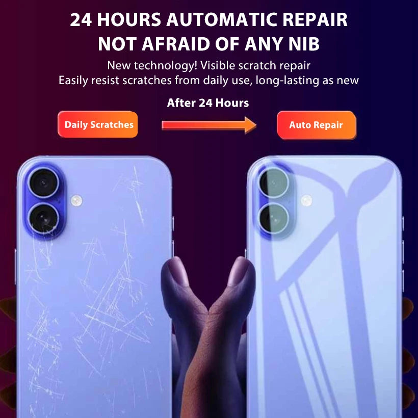 Zurück Hydrogel Schutzfolie für iPhone