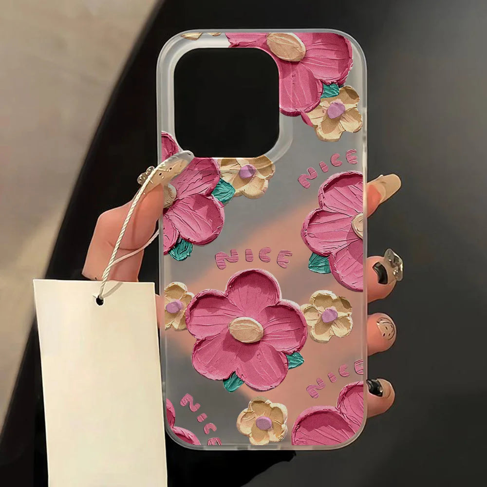 Floral phone case for iPhone 17 Pro Slim Case