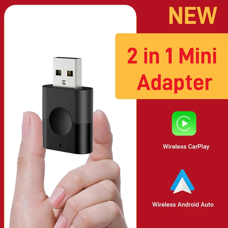 2in1 kabelgebundener zu kabelloser CarPlay Adapter