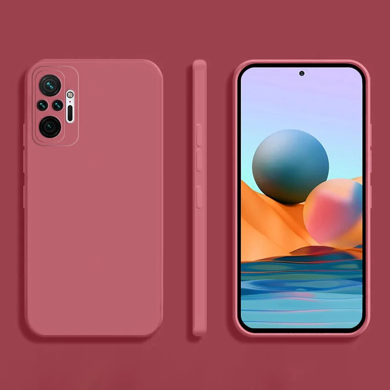 Quadratische Silikonhülle Redmi Note 10 Pro
