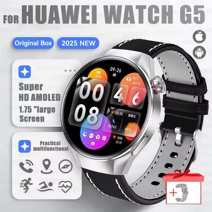 G5 Plus Smartwatch Herren 2025 mit AMOLED & GPS