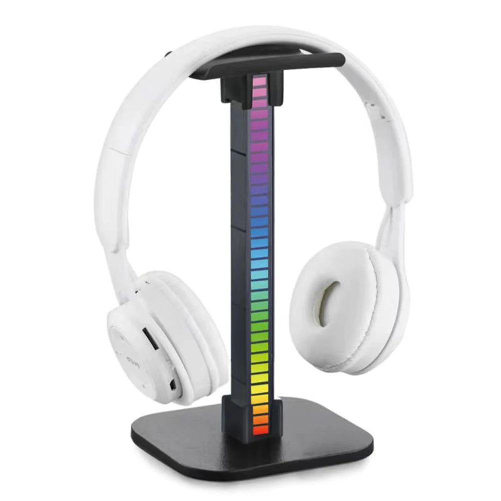 RGB Gaming Headphone Stand with USB &amp; 10 Lighting Modes
