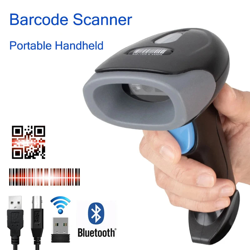 Schneller 1D/2D Barcode Scanner Bluetooth USB