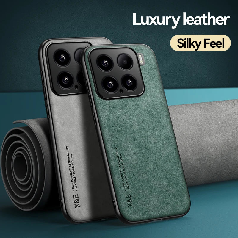 Xiaomi 15 Lederhülle mit Softback