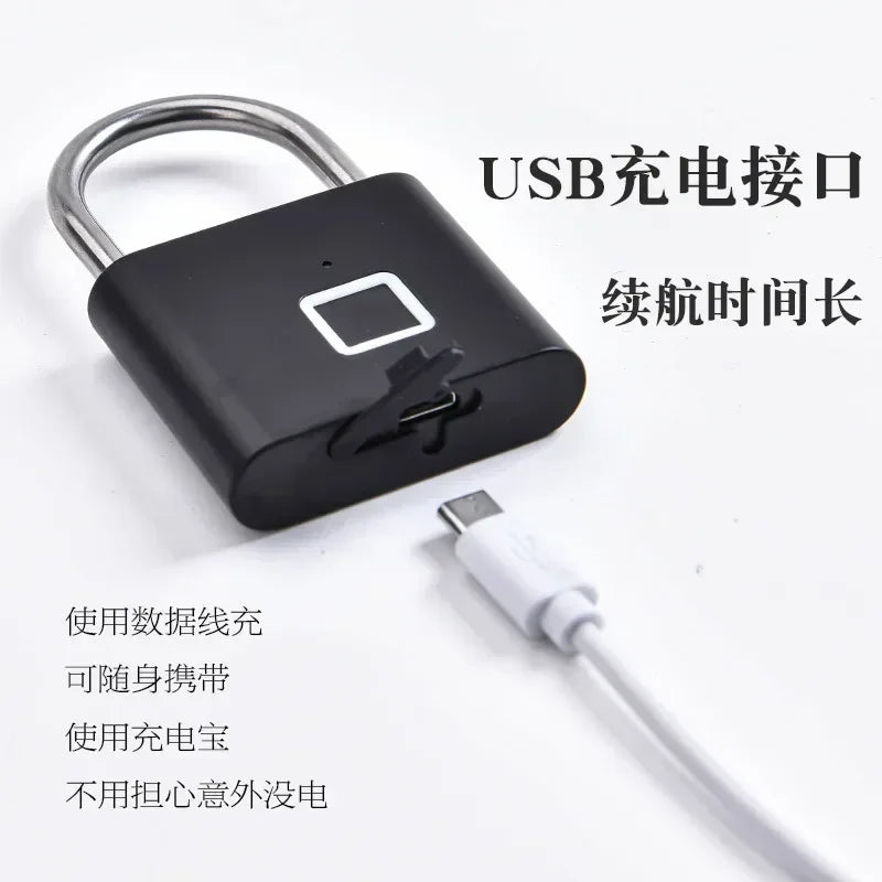 Wetterfestes Fingerabdruck Vorhängeschloss Outdoor