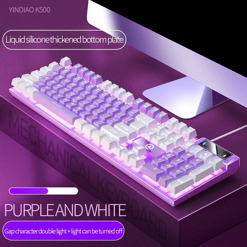 Gaming-Tastatur 104 Tasten RGB Kabel