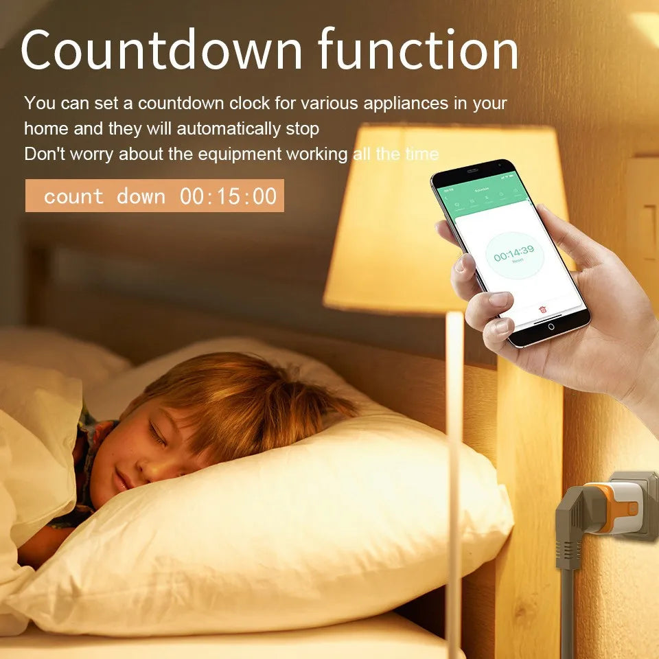 Smart Wi-Fi socket with timer &amp; app control