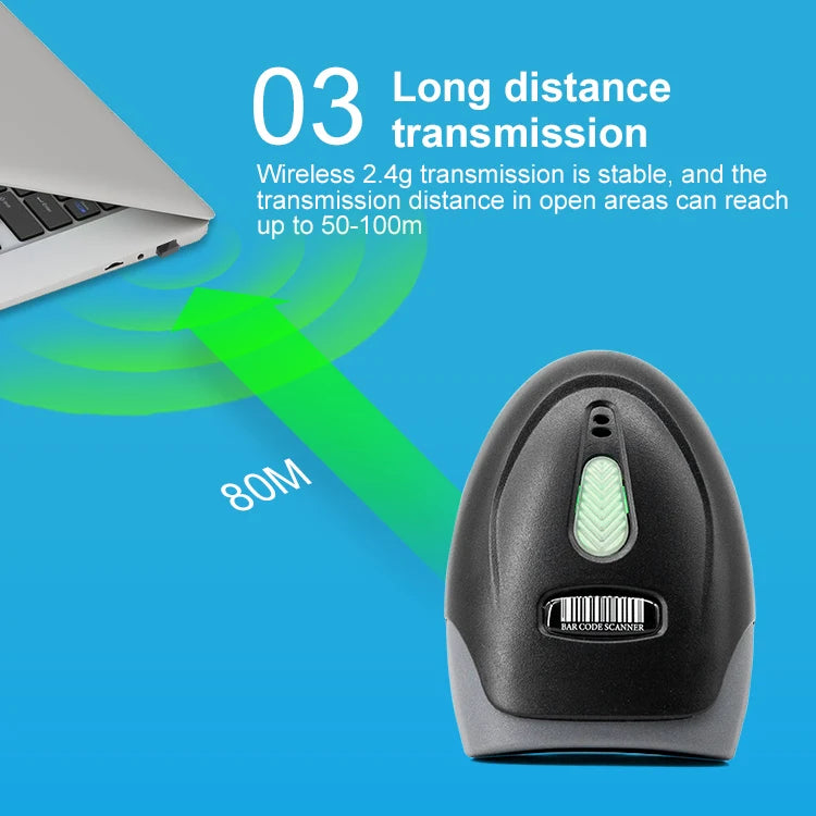 Schneller 1D/2D Barcode Scanner Bluetooth USB