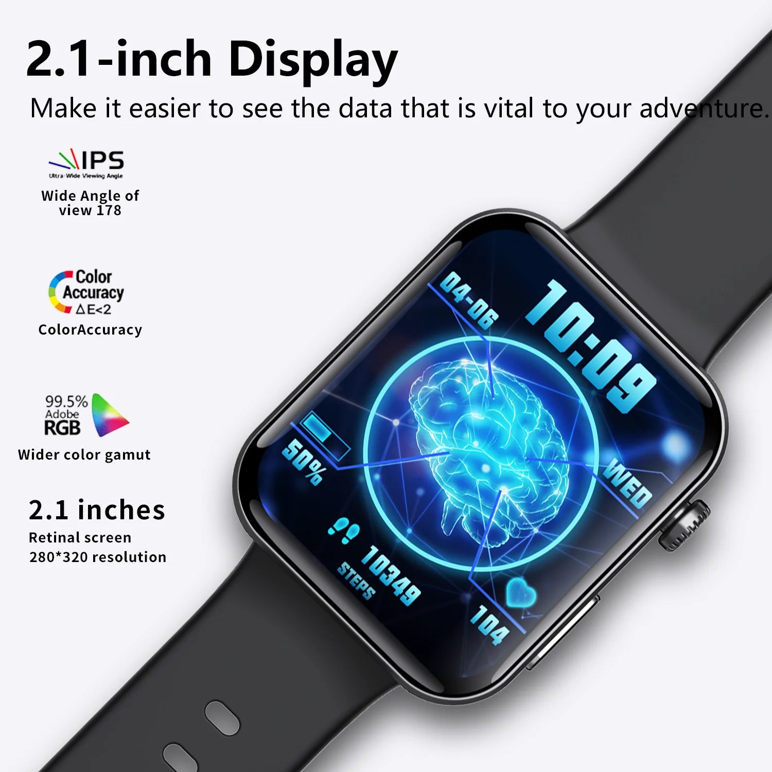 F300 Outdoor Smartwatch mit Bluetooth
