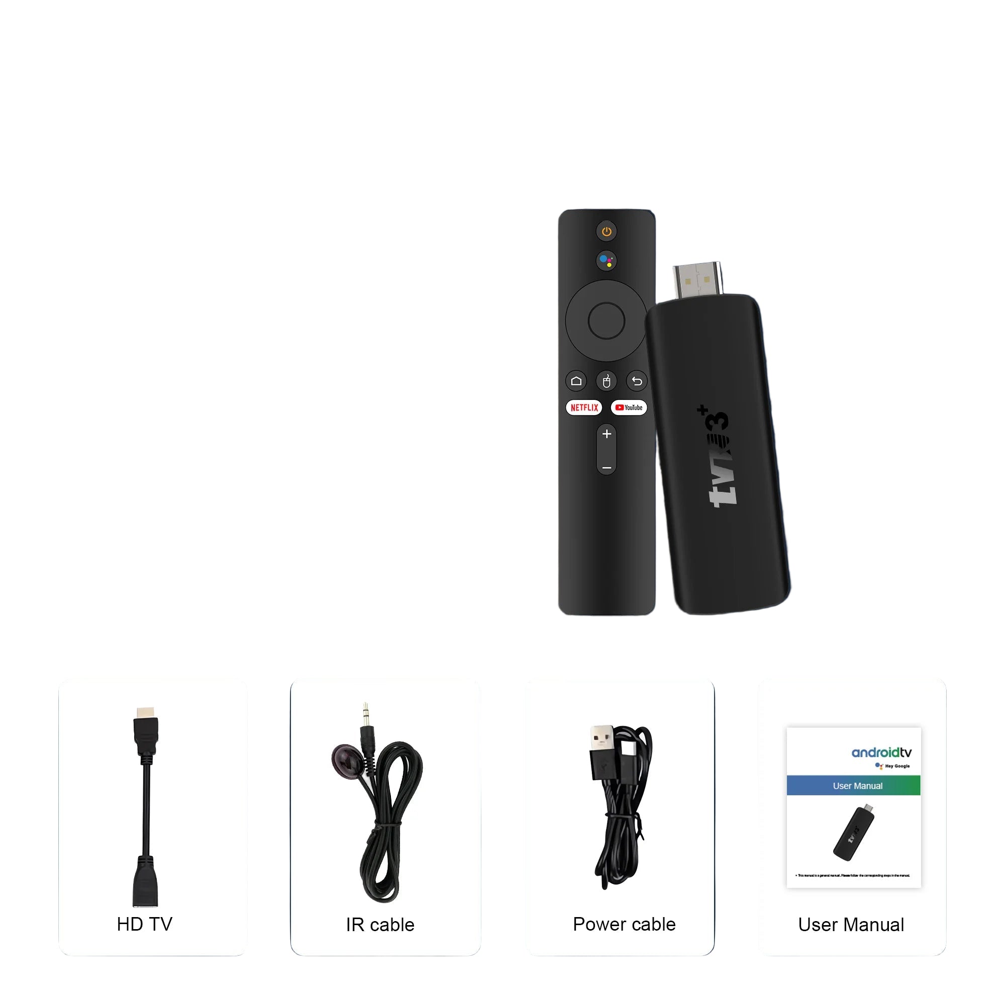 4K Android TV Stick mit WiFi6 und Sprachsteuerung