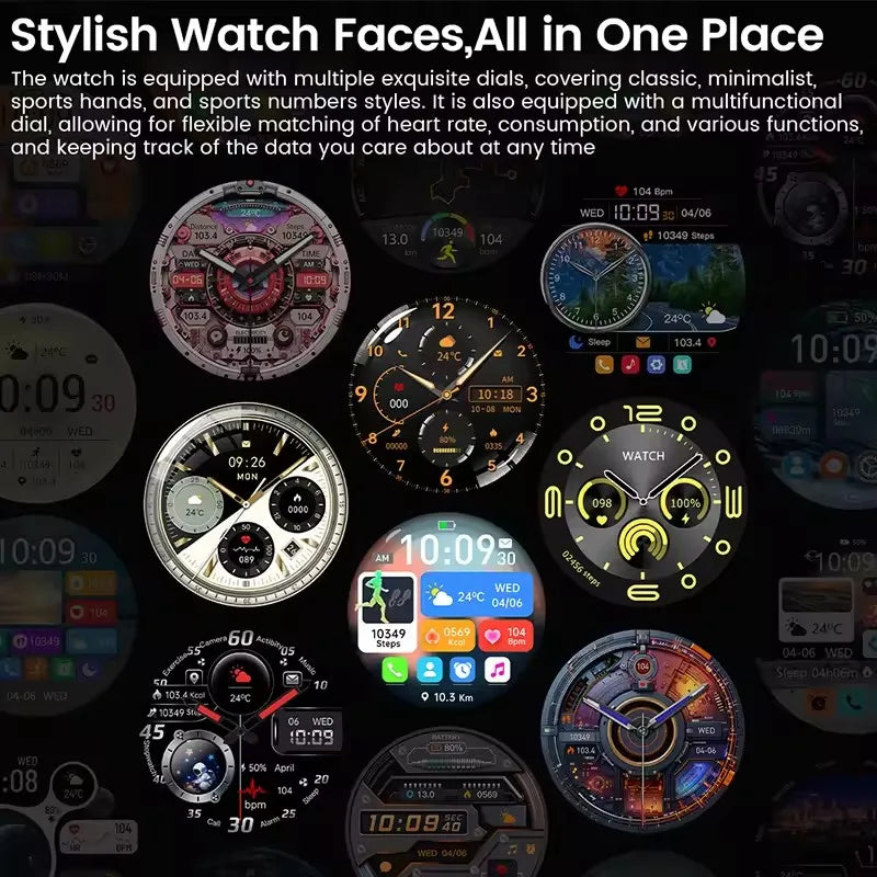 GT5 Pro Smartwatch Herren, AMOLED, GPS, Bluetooth Anruf