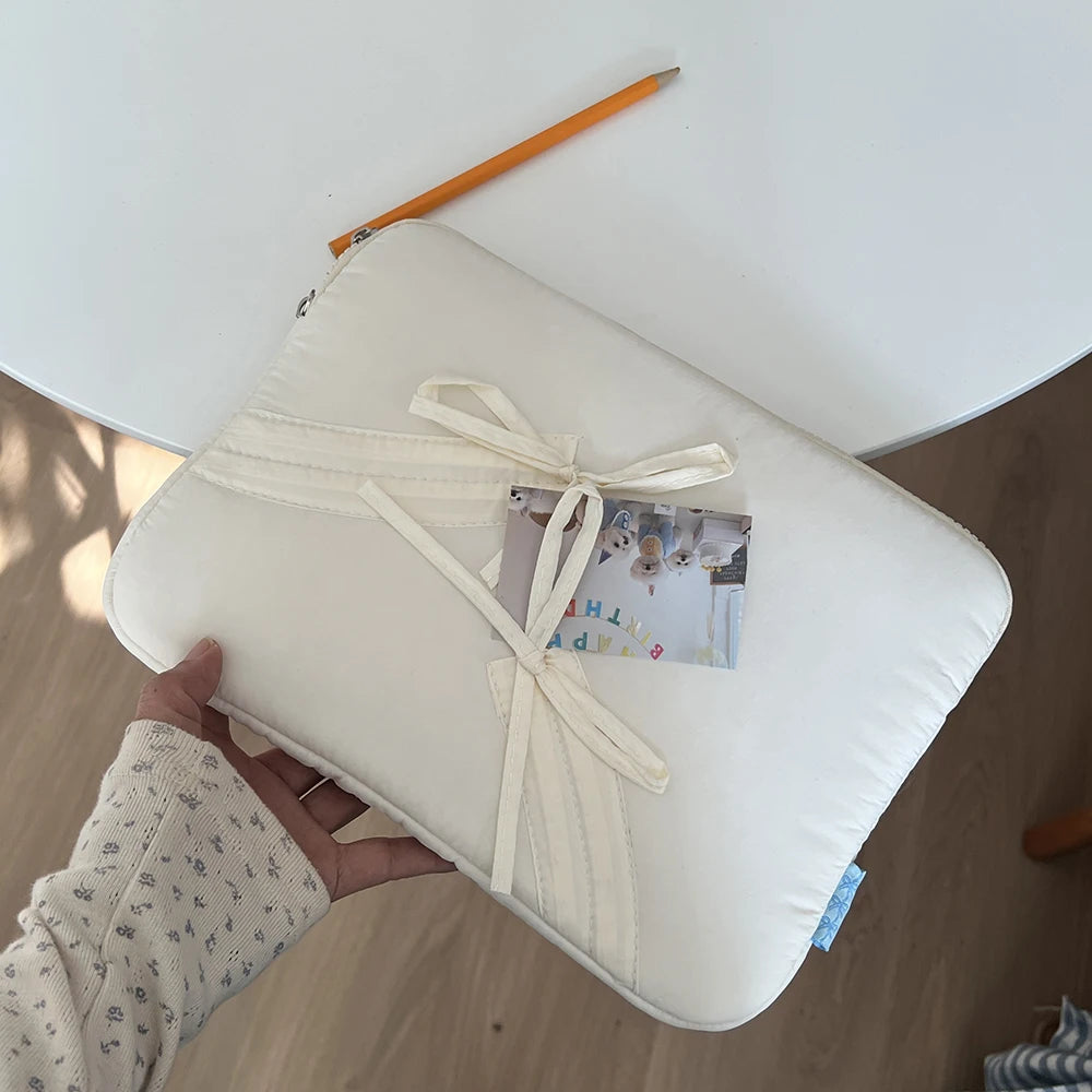 Süße Schleife Laptop-Hülle gepolstert