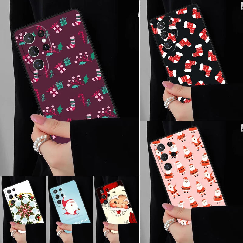 Weihnachts-Cartoon Hülle Samsung S25 Ultra