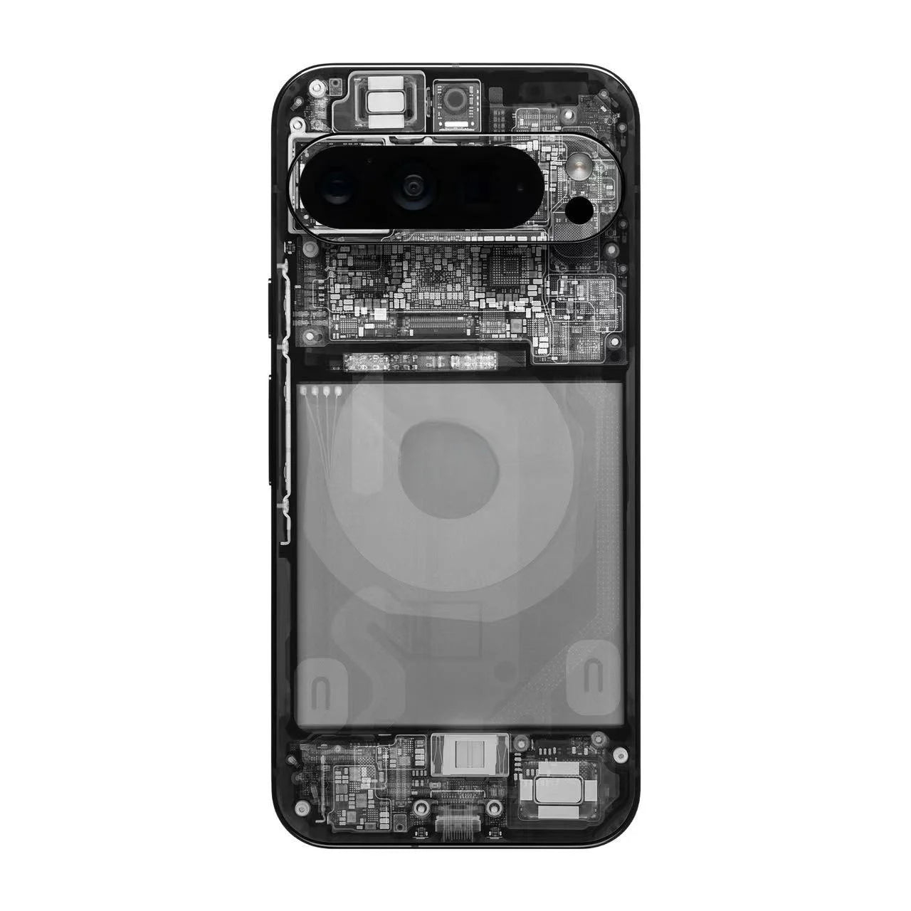 Bunte Rückseitenfolie für Pixel 9–6 Pro