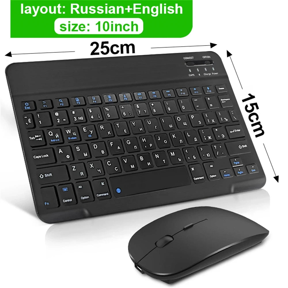 Bluetooth Tastatur Maus für Tablet & iPad