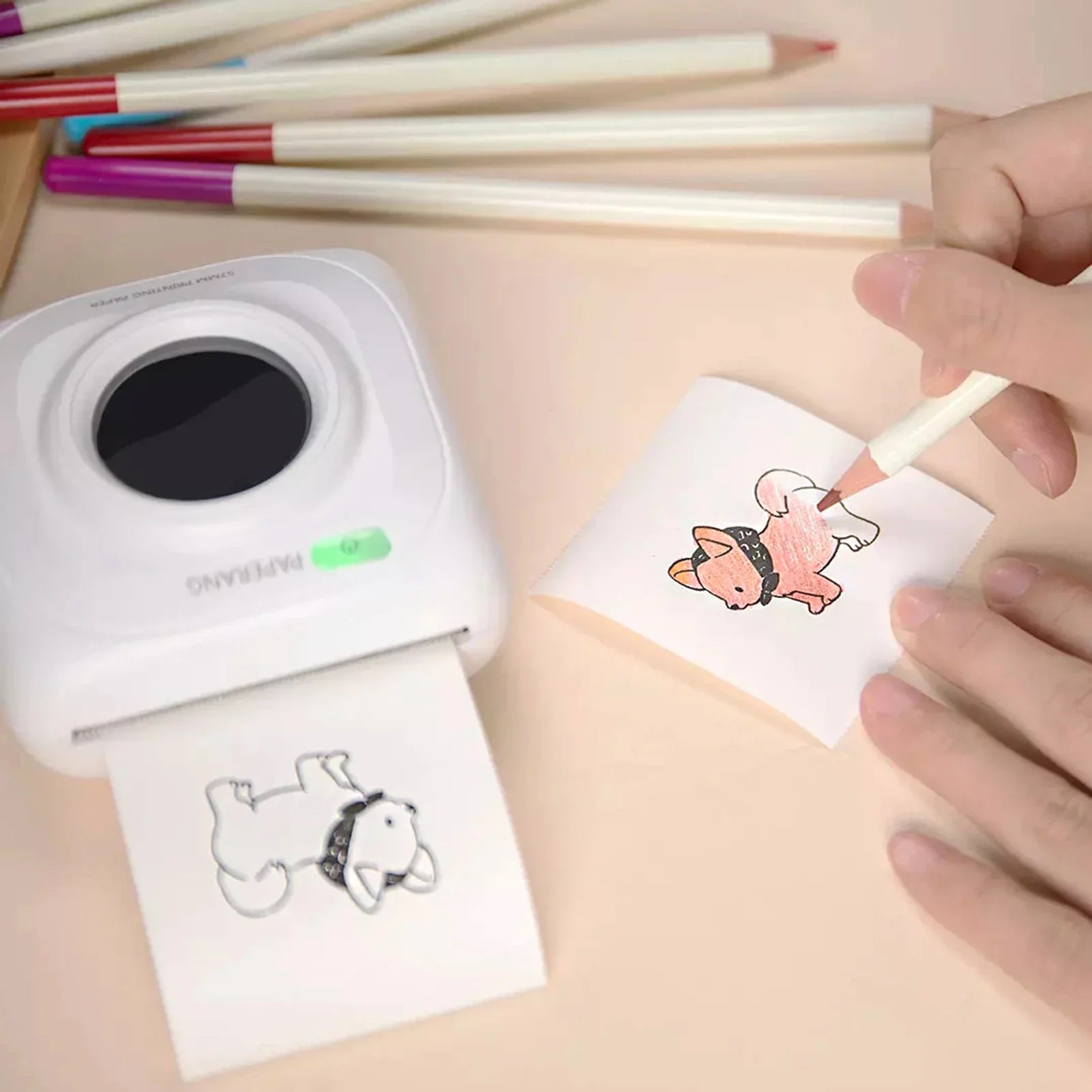 Tragbarer Paperang P1 BT Mini Thermodrucker 200 dpi