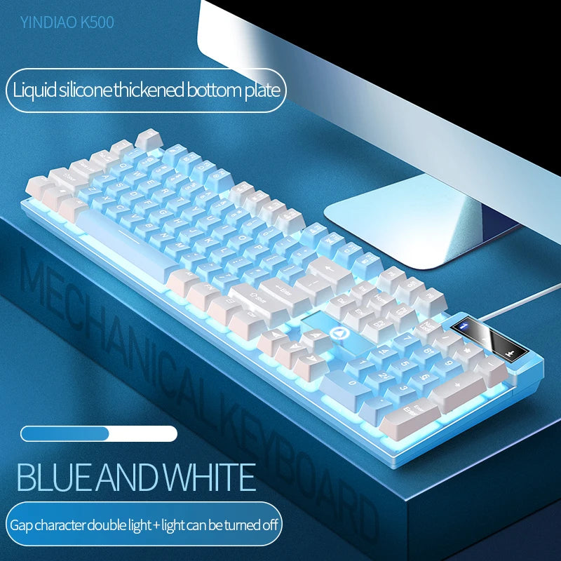 YINDIAO Gaming-Tastatur mit Numpad