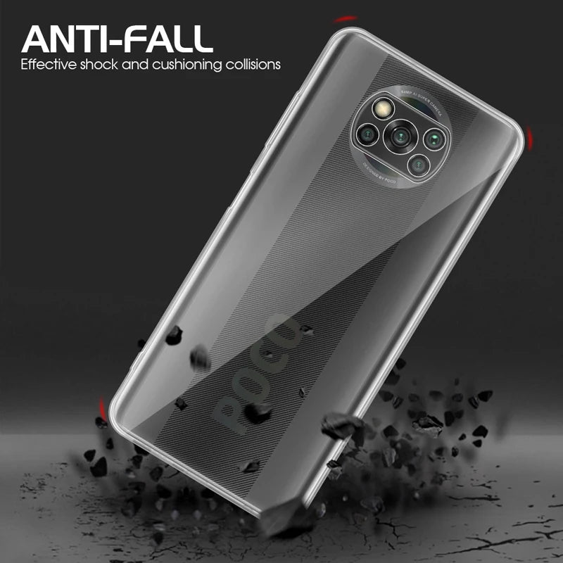Stoßfeste Klarsichthülle für Xiaomi & POCO Modelle
