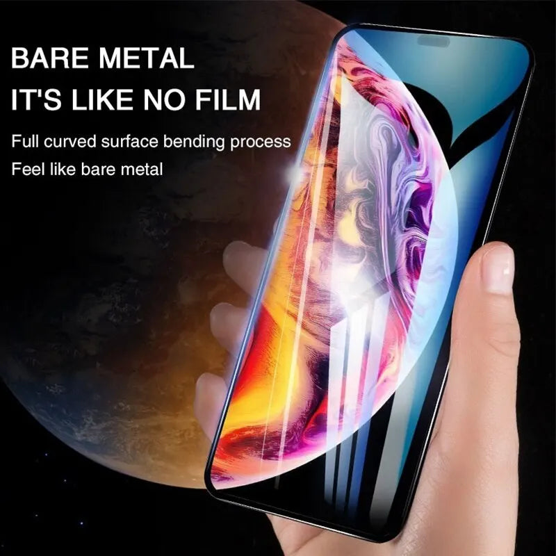4 Stück Full-Cover iPhone Glas