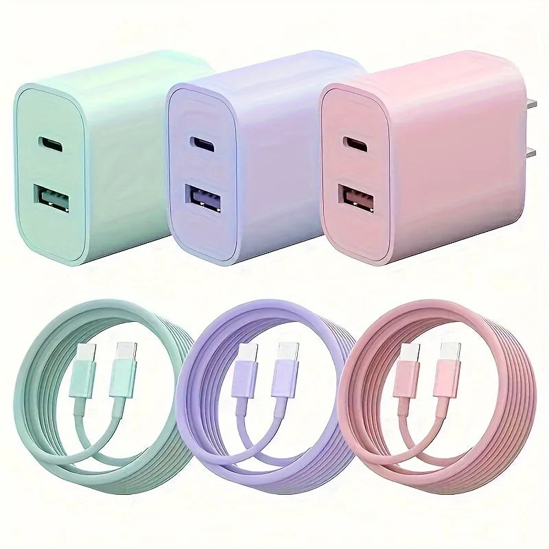 20W USB-C Schnellladegerät mit Kabel