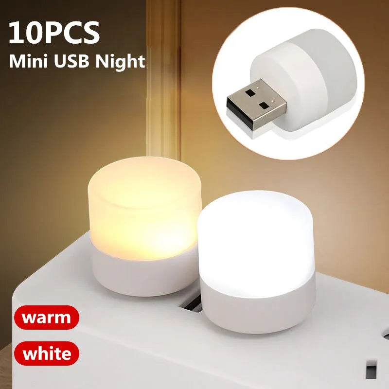 Mini USB LED Nachtlicht Warmweiß