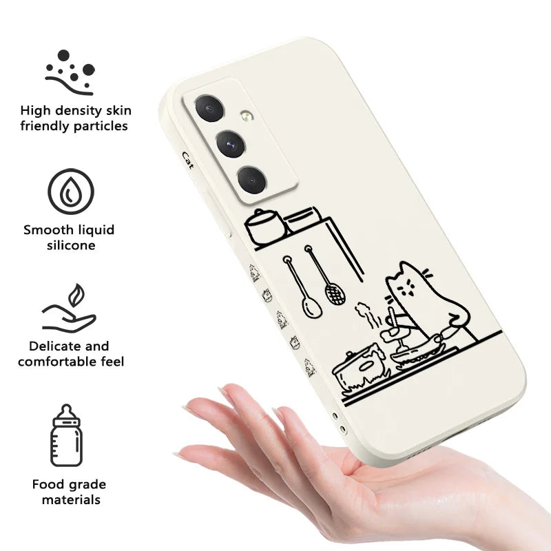 Süße Katzen Handyhülle für Samsung Galaxy Serie