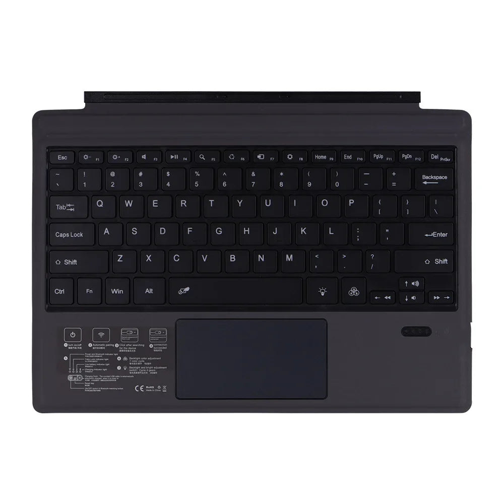 Magnetische Surface Pro Tastatur mit Beleuchtung