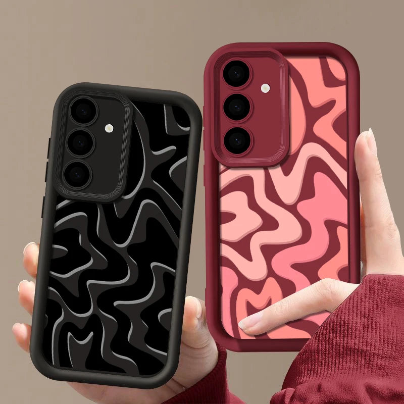 Gestreifte TPU-Hülle für Samsung