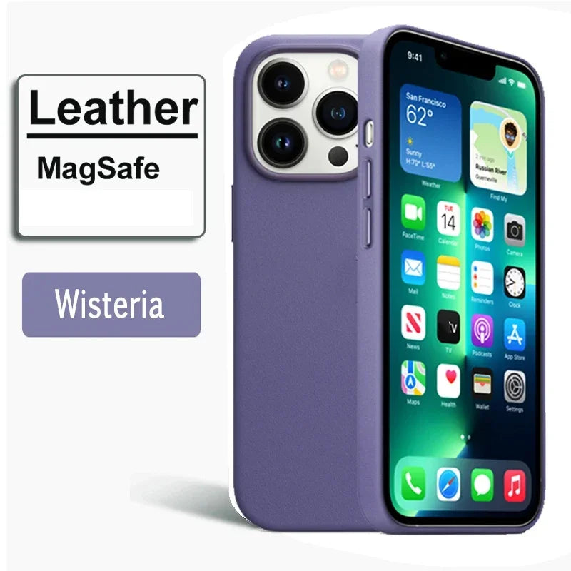 Offizielle MagSafe Lederhülle iPhone