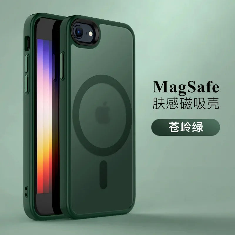 Magnetische Magsafe Hülle iPhone Schwarz