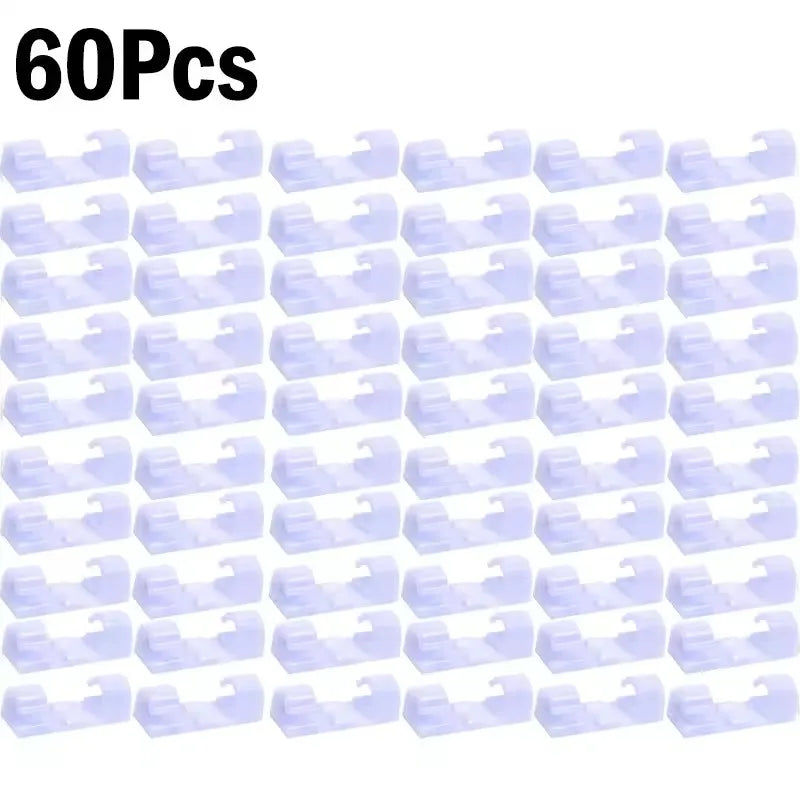 Selbstklebende Kabelclips 5–60 Stück Organizer