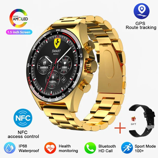 Outdoor GPS Smartwatch 2024 für Herren mit Anruf