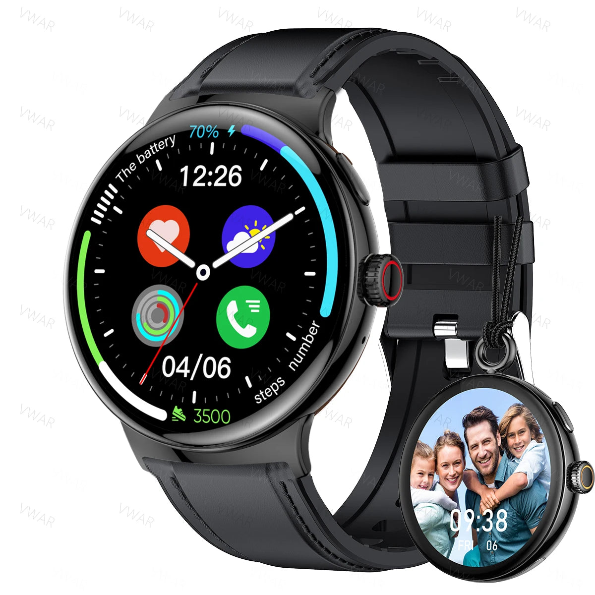 Moderne Smartwatch 1,43" AMOLED Bluetooth Anruf Musik