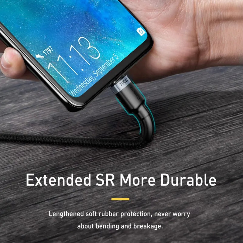 Baseus USB-C Kabel 100W Schnellladung