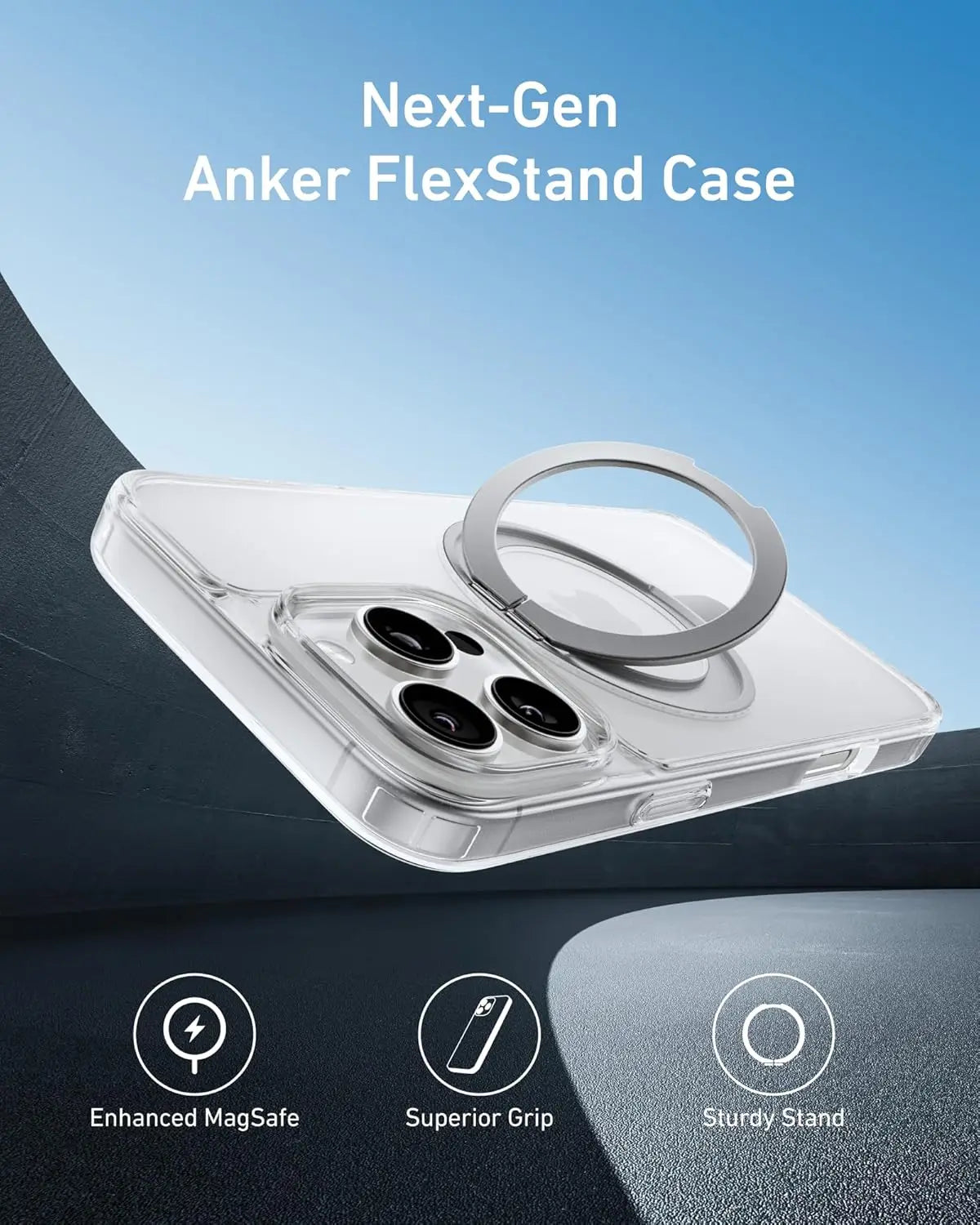 Ultra Magnet Hülle mit Ring für iPhone 16