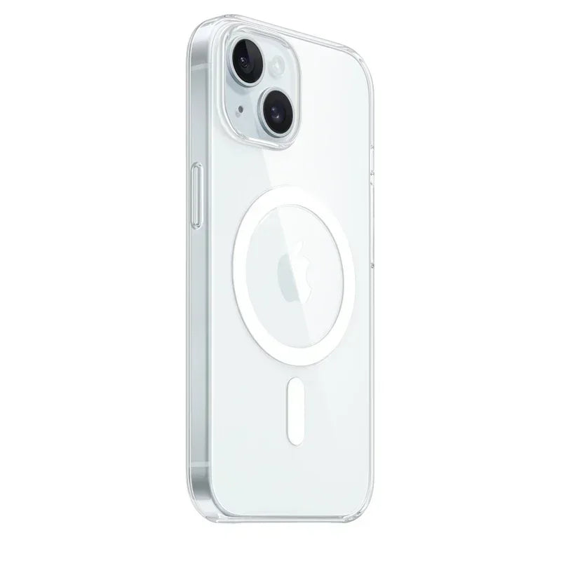 Magnetische transparente Originalhülle für iPhone 11–16 Pro Max, XS, XR, Magsafe