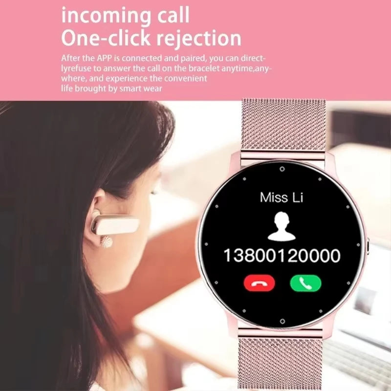 Damen Smartwatch 2025 mit AMOLED GPS & Bluetooth Anruf