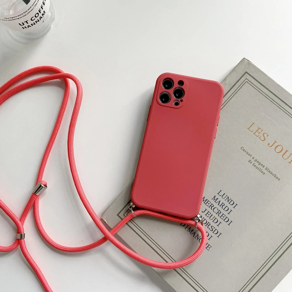 Verstellbare Handyhülle mit Lanyard für Galaxy A-Serie