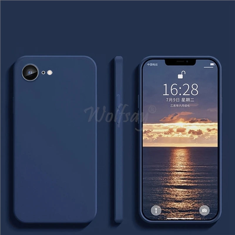 iPhone 16e Silikonhülle Flüssig Gummi