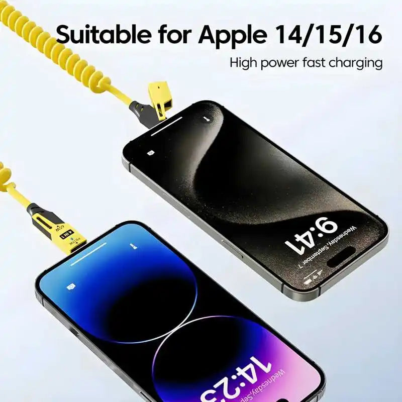 4-in-1 65W USB Typ-C Federkabel