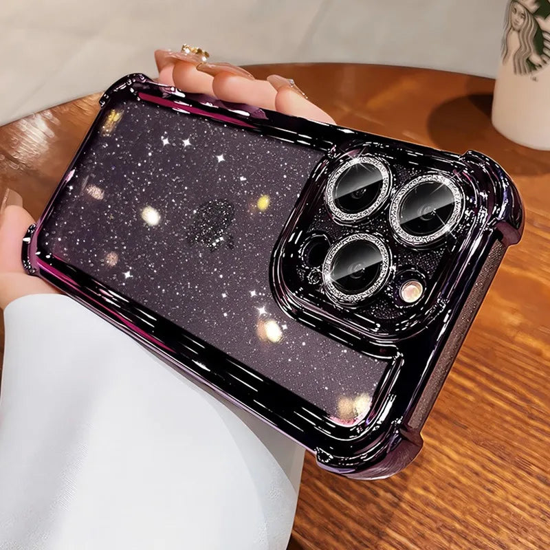 Luxus Glitzer Hülle für iPhone 17 Pro Max TPU