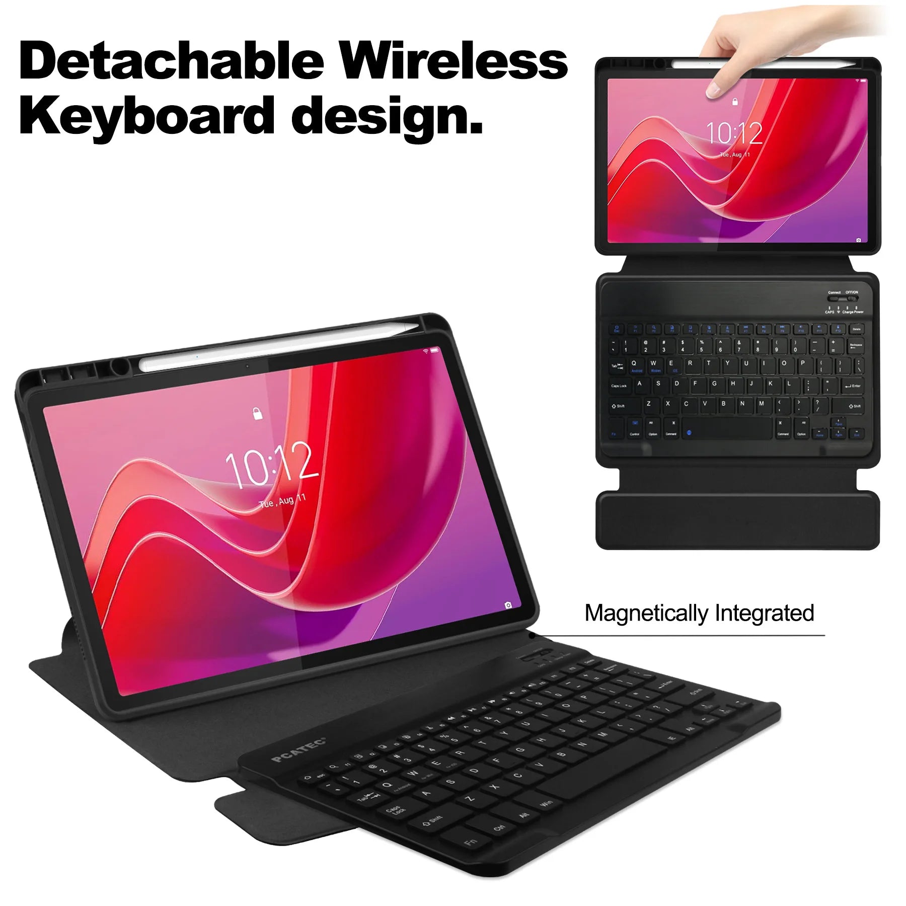 360° Drehbare Hülle mit Tastatur iPad Air Pro