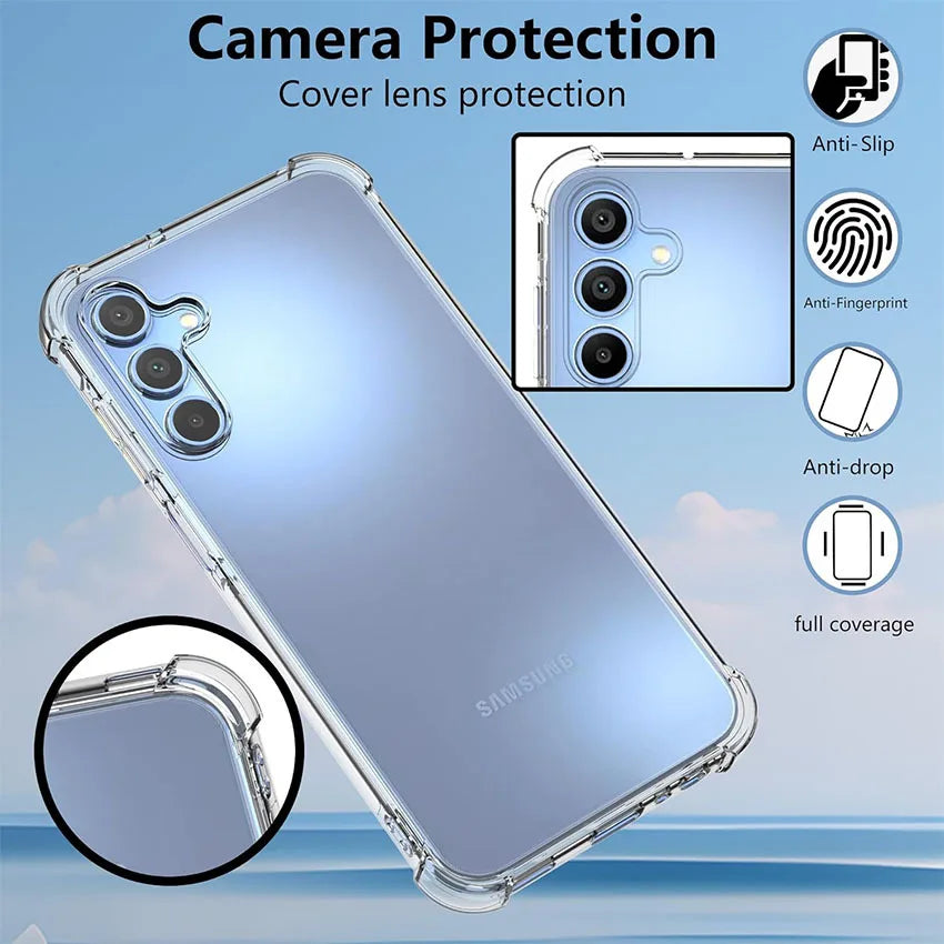 Klares Silikon Case für Samsung Galaxy A-Serie