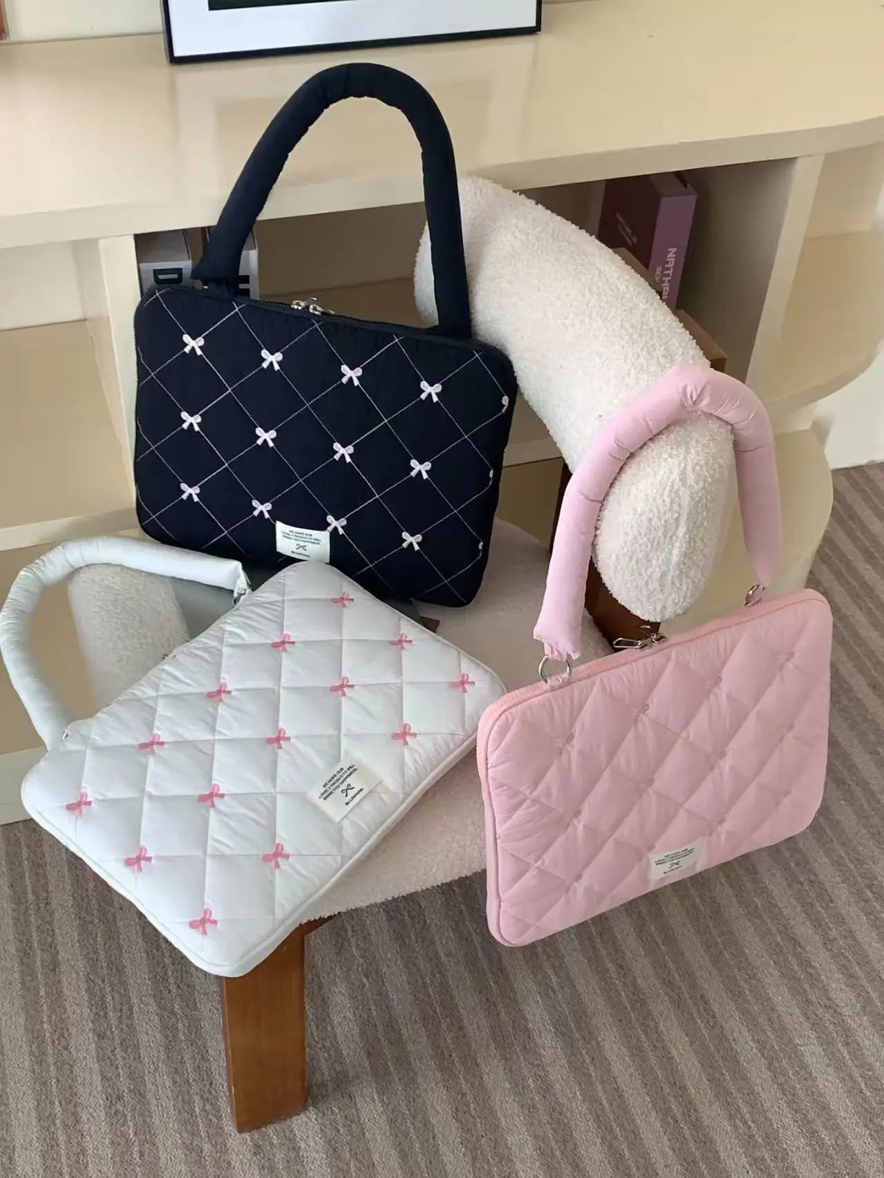 Laptoptasche mit Schleife 13–15,6 Zoll