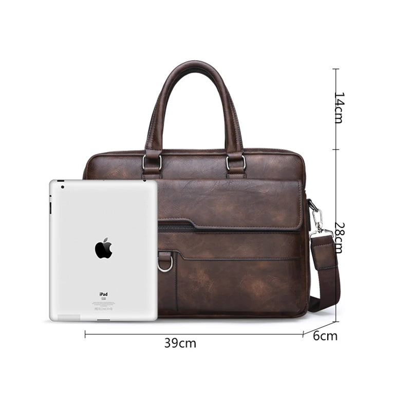 Große Aktentasche mit vielen Taschen