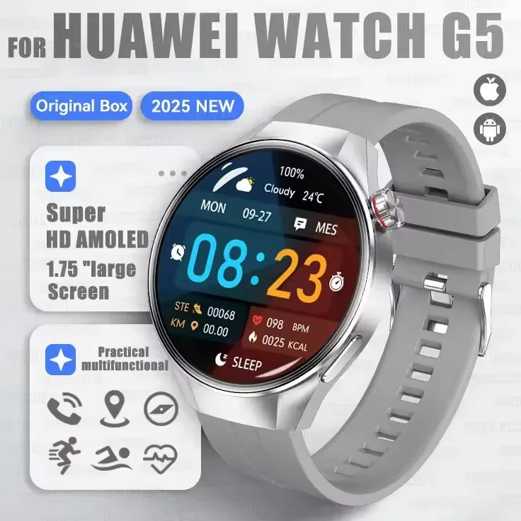 G5 Plus Smartwatch Herren 2025 mit AMOLED & GPS