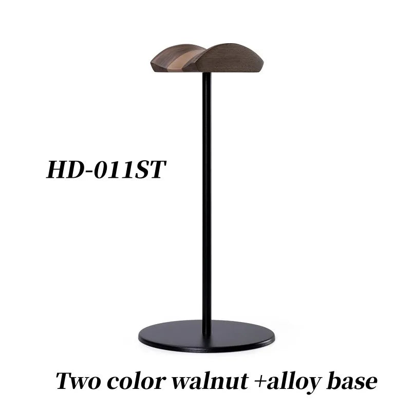 Metall-Walnuss Kopfhörerständer Holzhalter Schreibtisch