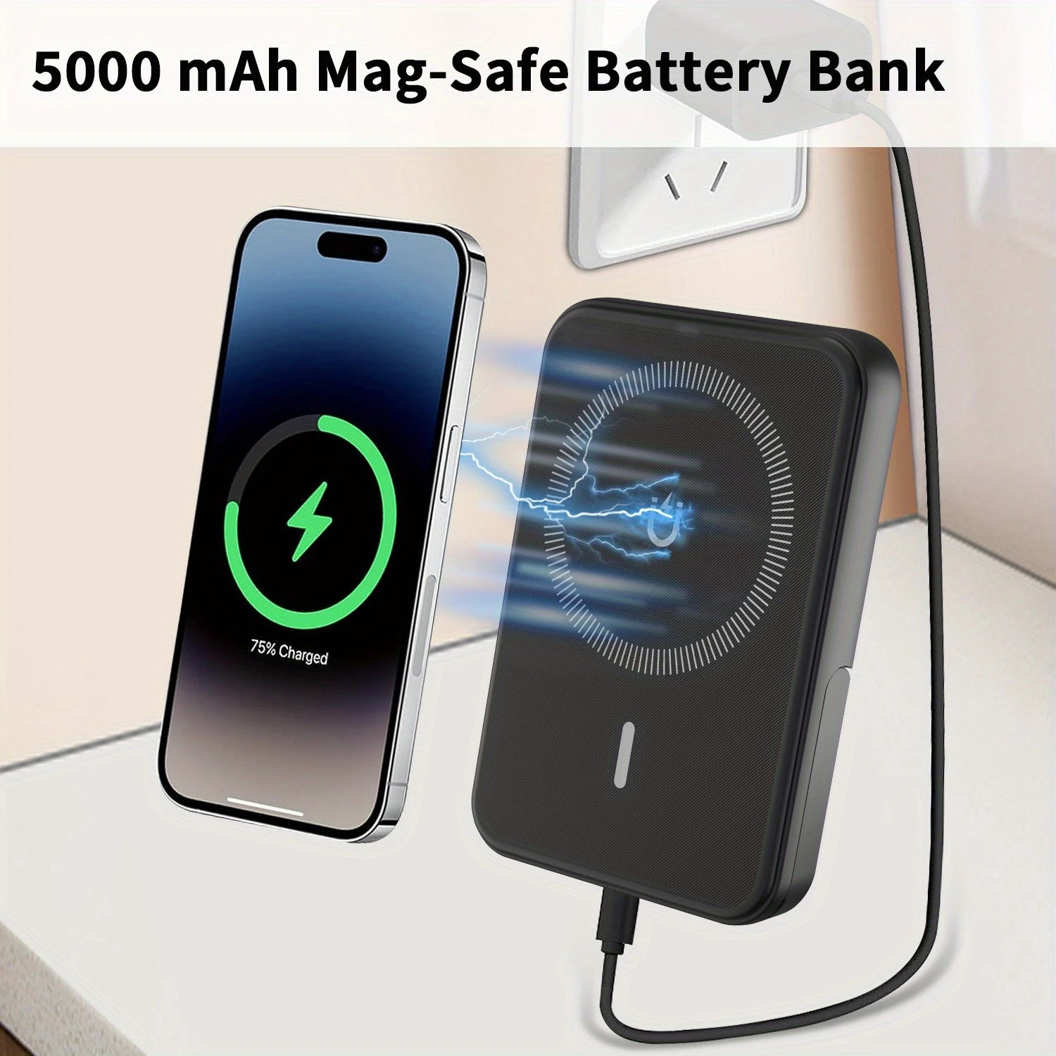 Abnehmbare 3-in-1 MagSafe Powerbank 15W