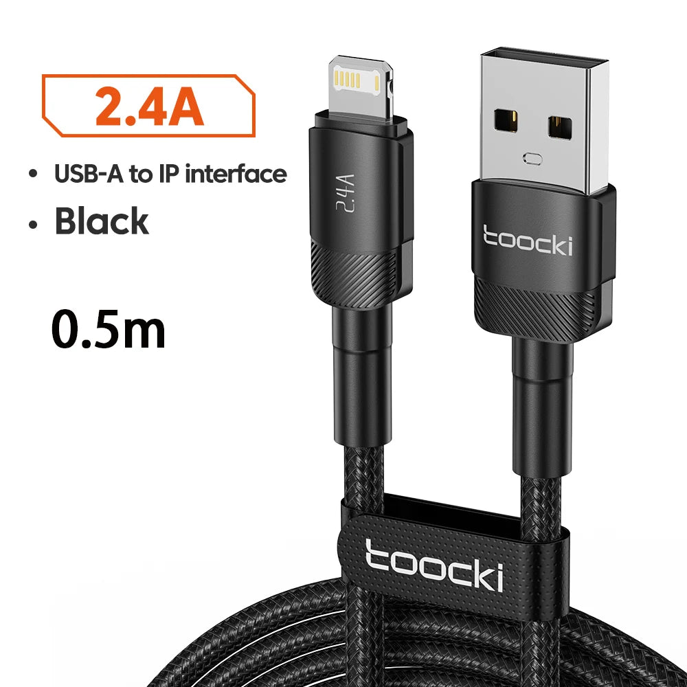 Toocki USB Schnellladekabel für iPhone