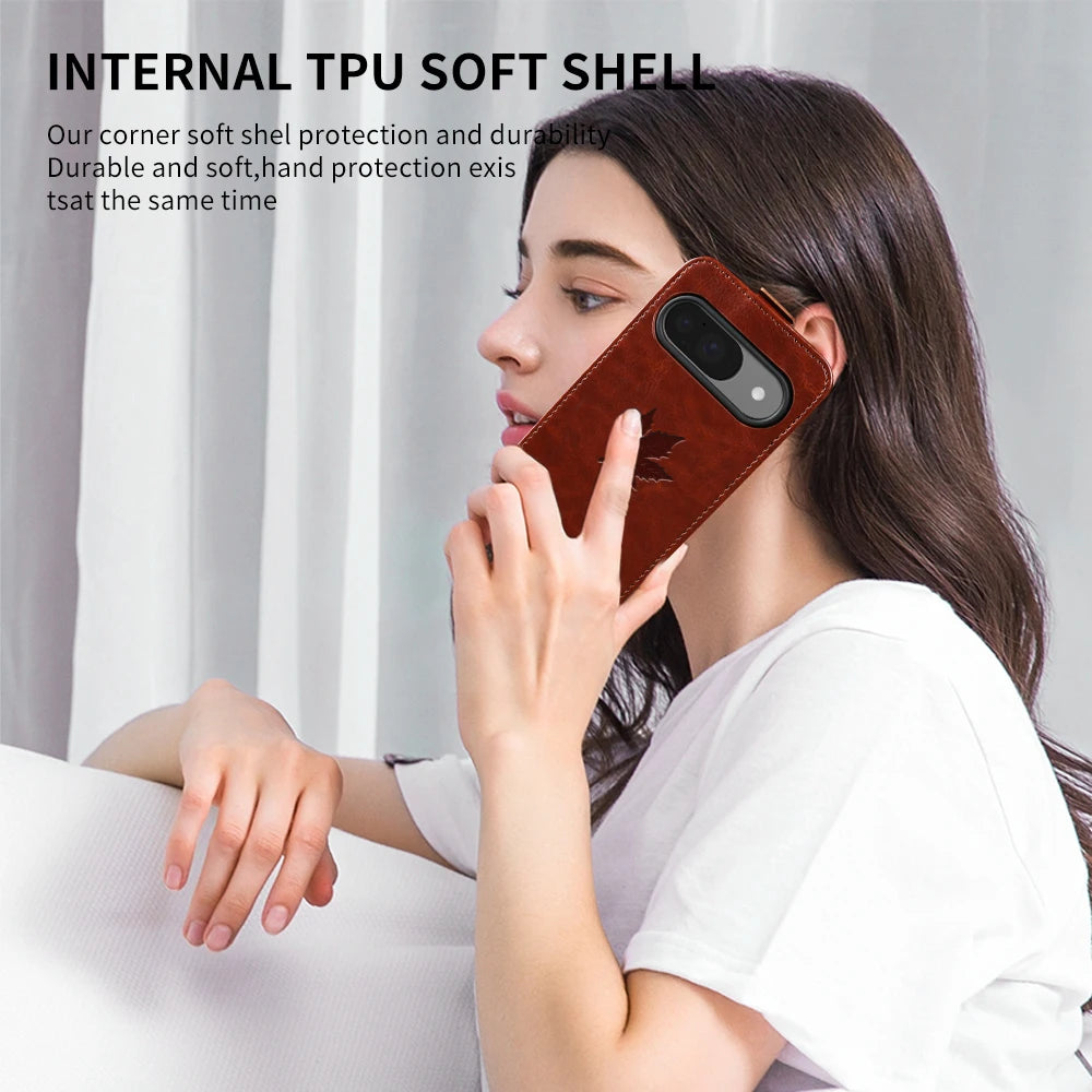 Luxus Lederhülle für Google Pixel 10 Pro